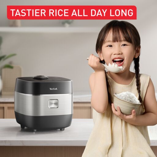Tefal Rice Master Max Induction Fuzzy Logic Rice Cooker 1.8L RK8198 ƒ?? 14 Programs, 10 Cups, 3mm Ceramic Spherical Pot