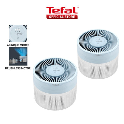 Tefal Air Purifier Pure Air Compact PT2220/Pure Air Mini PT1520-Compact,Lightweight,Allergen Free Comfort,HEPA Allergy +