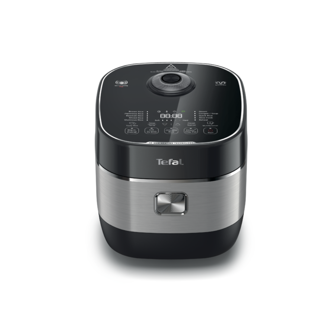 Tefal Rice Master Max Induction Fuzzy Logic Rice Cooker 1.8L RK8198 ƒ?? 14 Programs, 10 Cups, 3mm Ceramic Spherical Pot