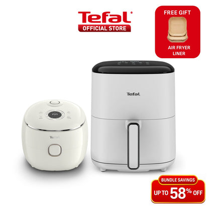 (NEW) Tefal Easy Fry POP 5L Air Fryer EY245 - 10 Programs, Mode Option, Adjustable Temperature, Touch Panel, Dishwasher-safe