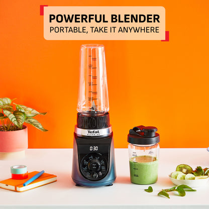 Tefal BlendUp Personal Blender BL19H4 Removable blades, 2 dishwasher safe BPA-free Tritan jars, 1000W, 8 auto programs