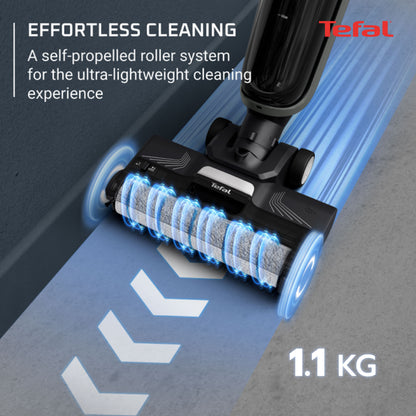 Tefal X-Clean 4/5 Wet & Dry Handstick Vacuum GF5035/GF5436 - 2-in-1 Vacuum & Wash, Edge Cleaning, Self-Cleaning, Smart Dirt Detection, LED Display