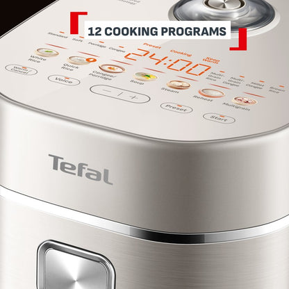 (NEW) Tefal Mini Far Infrared Induction Heater Rice Cooker RK887 - 1L Capacity, 12 Cooking Modes, 2mm Non-Stick Pot