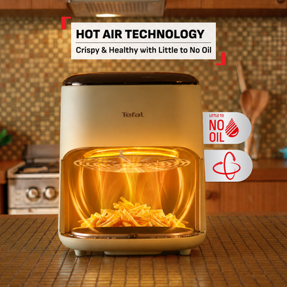 (NEW) Tefal Easy Fry POP 5L Air Fryer EY245 - 10 Programs, Mode Option, Adjustable Temperature, Touch Panel, Dishwasher-safe