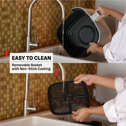 (NEW) Tefal Easy Fry POP 5L Air Fryer EY245 - 10 Programs, Mode Option, Adjustable Temperature, Touch Panel, Dishwasher-safe