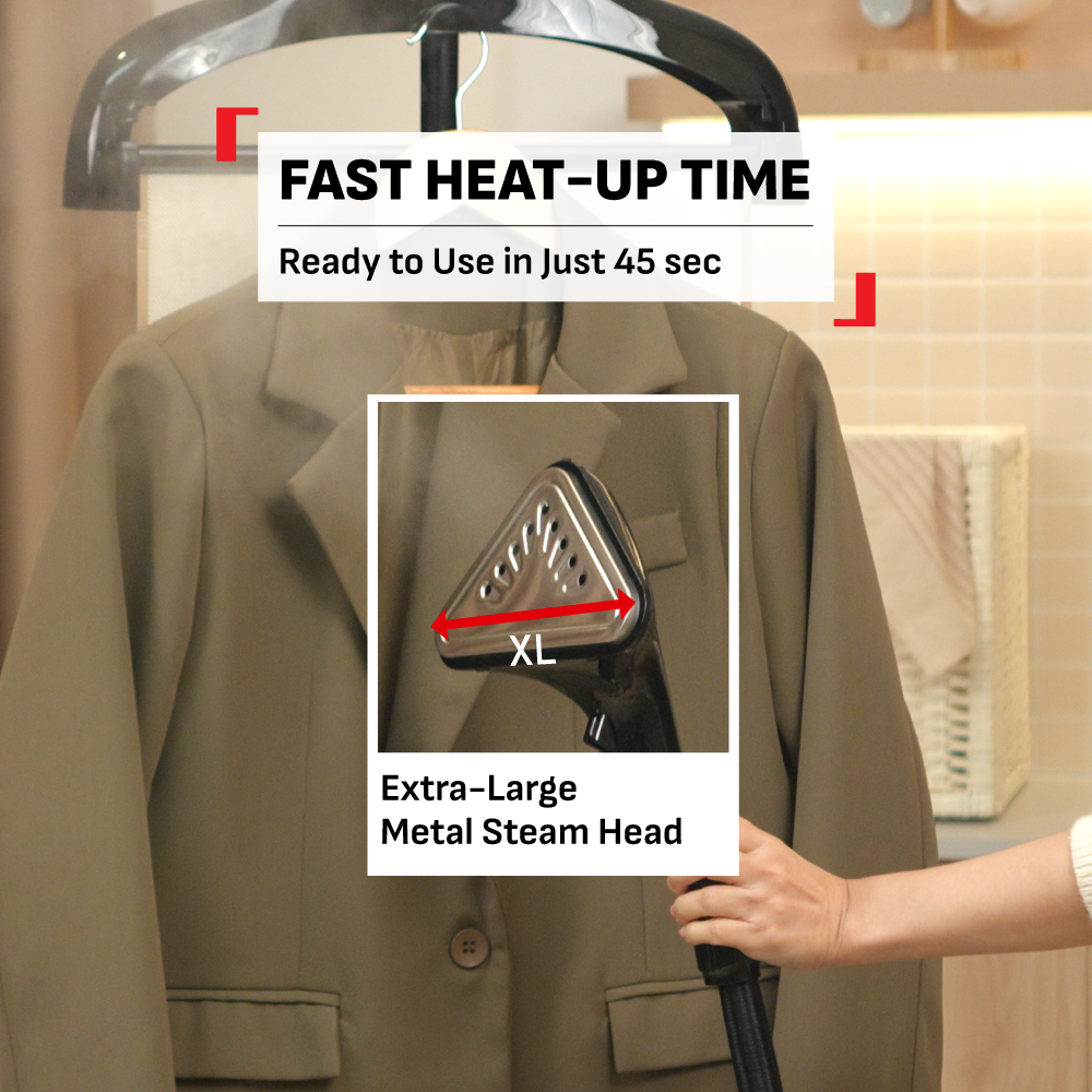 Tefal Pro Style Garment Steamer IT3480 – Perfect for all Fabrics, Sanitizing Function , Vertical System, Long-Lasting