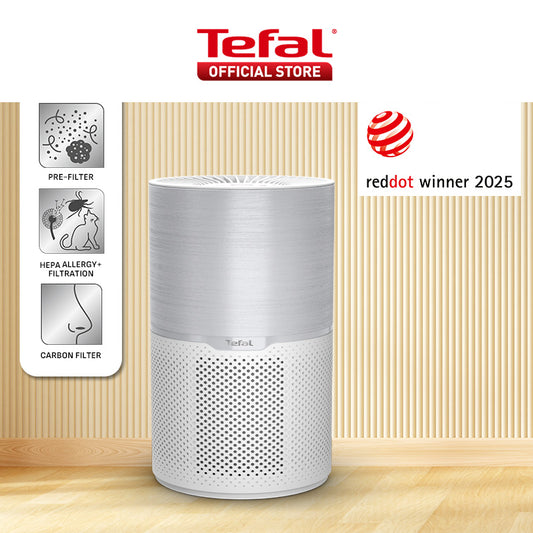 Tefal Pure Air Compact Air Purifier PT2220 ƒ?? Compact Lightweight,3 Automatic Mode, HEPA Allergy+ filtration