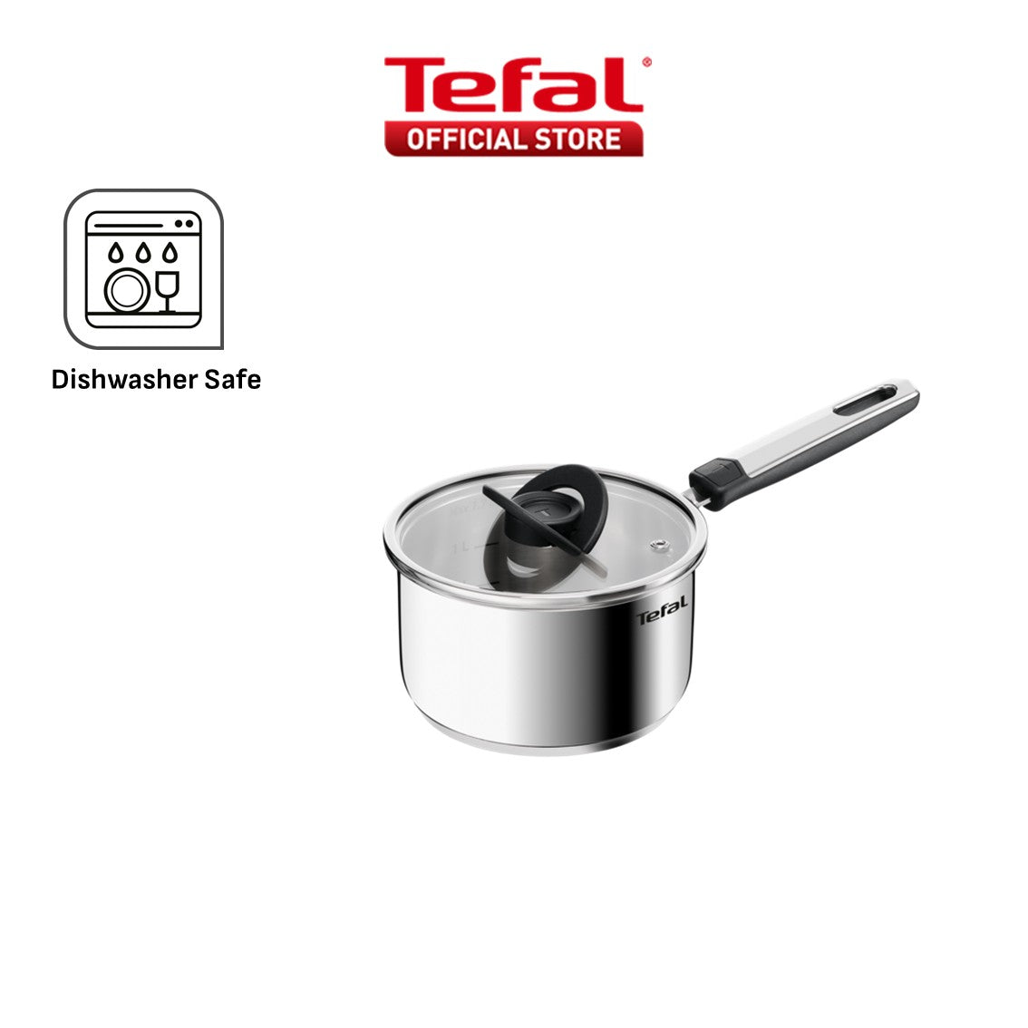 Tefal Emotion+ Flavors Stainless Steel Stew Pot, Saucepan and Fry Pan 24cm,28cm