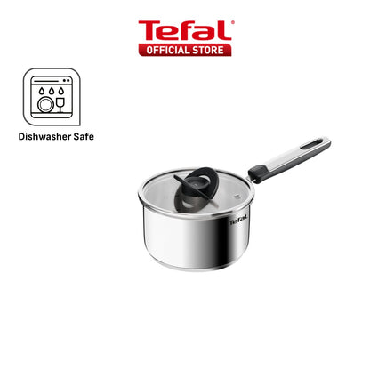 Tefal Emotion+ Flavors Stainless Steel Stew Pot, Saucepan and Fry Pan 24cm,28cm