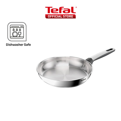 Tefal Emotion+ Flavors Stainless Steel Stew Pot, Saucepan and Fry Pan 24cm,28cm