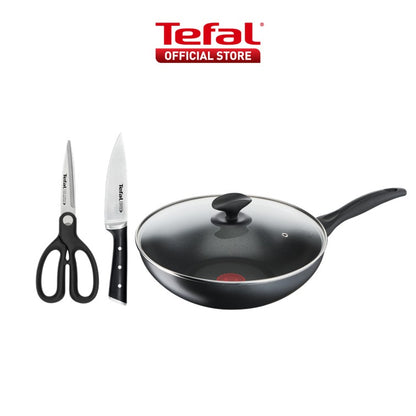 Tefal Cook & Clean Range Frypan, Wok Pan, Cookware Set 20cm/24cm/26cm/28cm/30cm