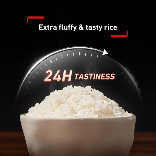 Tefal Delirice Max Fuzzy Logic 1.8L Rice Cooker RK7778 ƒ?? 10 cups, 13 programs, 4mm spherical pot with ceramic coating
