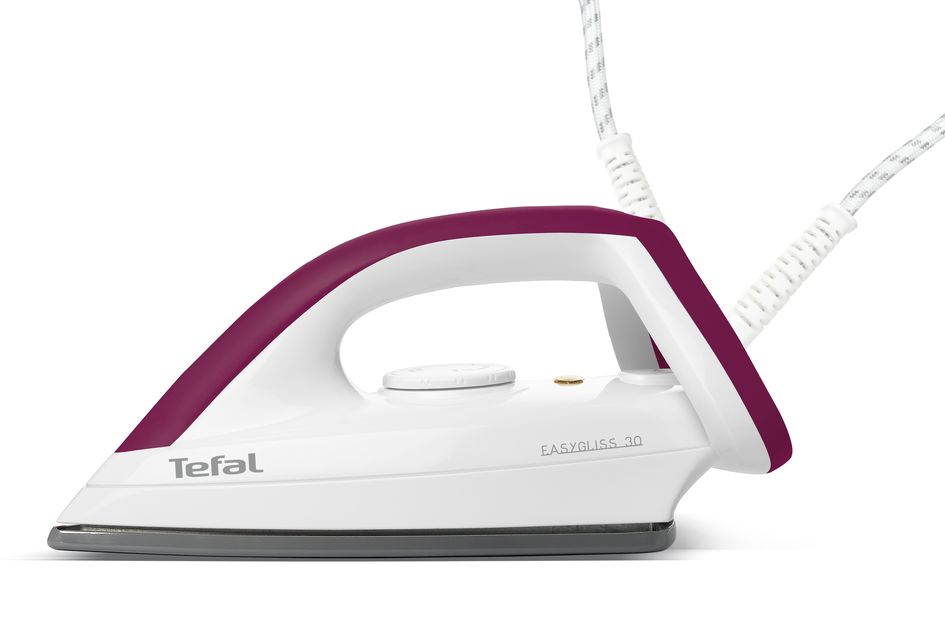 Tefal Durilium Technology Soleplate Easygliss Dry Iron 1.8m 1200W FS4030  Precise Temperature, XL Cord, Indicator Light, Fastest glide