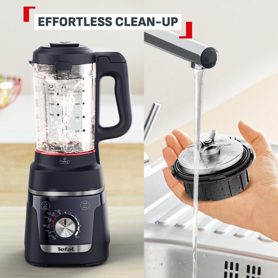 Tefal Blendforce Cook BL57T - 1000W Power, 6 Stainless Steel Removable Blades, 6 Culinary Programs