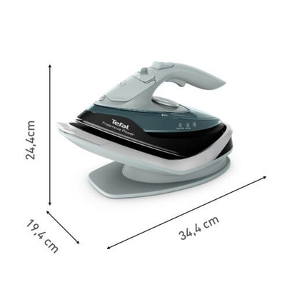 Tefal Freemove Power Cordless Steam Iron FV6672 ƒ?? Powerful 2600W, Lightweight, Smart Auto-Off, Anti-Drip, Anti-Scale