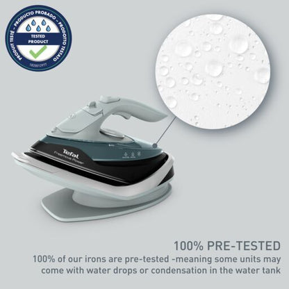 Tefal Freemove Power Cordless Steam Iron FV6672 ƒ?? Powerful 2600W, Lightweight, Smart Auto-Off, Anti-Drip, Anti-Scale