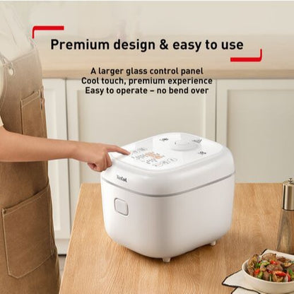 Tefal Delirice Fuzzy Logic 1.8L Rice Cooker RK7711 ƒ?? 10 cups, 11 programs, 2mm spherical pot with ceramic coating