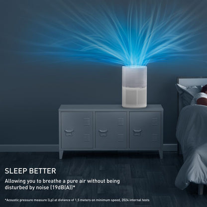 Tefal Pure Air Compact Air Purifier PT2220 ƒ?? Compact Lightweight,3 Automatic Mode, HEPA Allergy+ filtration