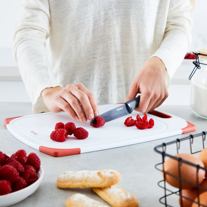 Tefal Fresh Kitchen Knife w/ Safe Blade Cover 9cm, 12cm, 15cm, Titanium Coating, Dishwasher Safe K12206/K12207/K12203