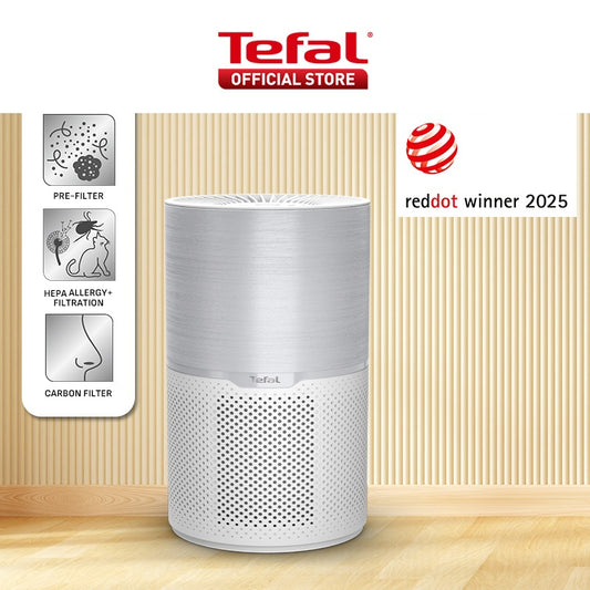 Tefal Air Purifier Pure Air Compact PT2220/Pure Air Mini PT1520-Compact,Lightweight,Allergen Free Comfort,HEPA Allergy +
