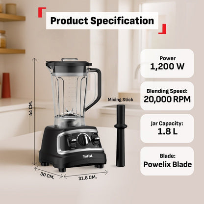 Tefal Duraforce Pro Mix Blender BL705D - 1200w