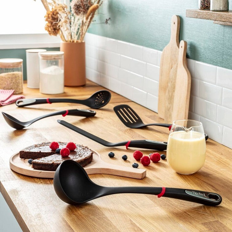 Tefal Ingenio Kitchen Tool 4pc Set - Spatula, Spoon, Ladle and Spoon K206S4