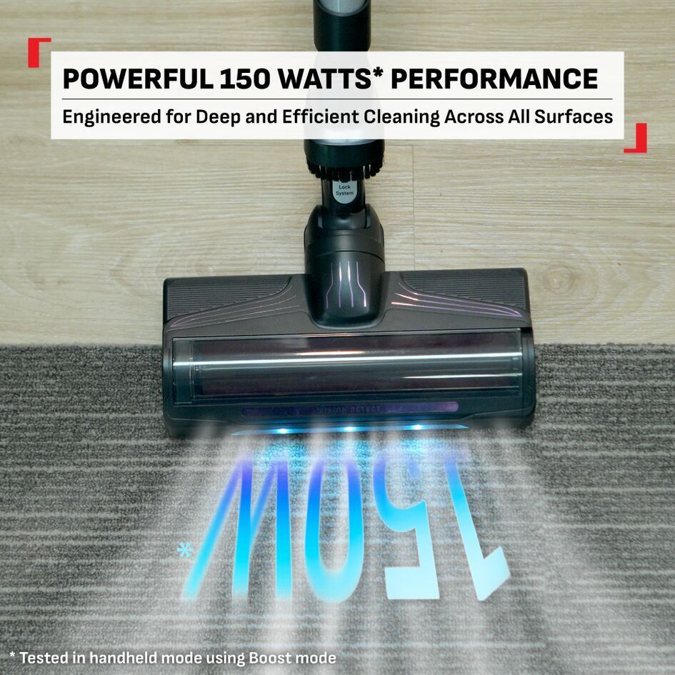 Tefal Xpert 5.80 Handstick Vacuum TY5A31 - 150W Power, 1.3KG Handheld Mode, 40 Mins Runtime
