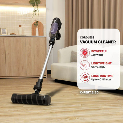 Tefal Xpert 5.80 Handstick Vacuum TY5A31 - 150W Power, 1.3KG Handheld Mode, 40 Mins Runtime
