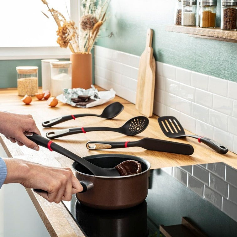 Tefal Ingenio Kitchen Tool 4pc Set - Spatula, Spoon, Ladle and Spoon K206S4