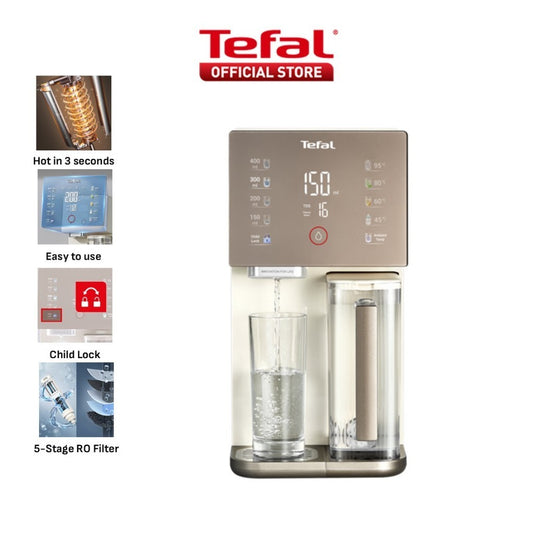 Tefal Pure Water Compact Water Dispenser BR453 / Filter XB143A - Child Lock, Instant Hot Water, Reverse Osmosis