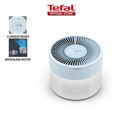 Tefal Air Purifier Pure Air Compact PT2220/Pure Air Mini PT1520-Compact,Lightweight,Allergen Free Comfort,HEPA Allergy +