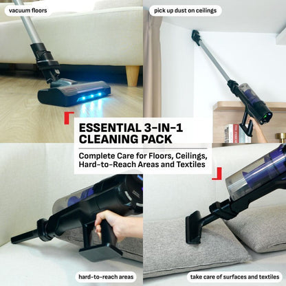 Tefal Xpert 5.80 Handstick Vacuum TY5A31 - 150W Power, 1.3KG Handheld Mode, 40 Mins Runtime