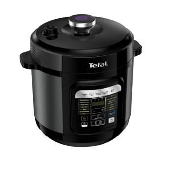 Tefal Fast & Delicious Multicooker Electric Pressure Cooker 1200W 25  Automatic Programmes Manual Mode Includes Recipe Steamer 6L